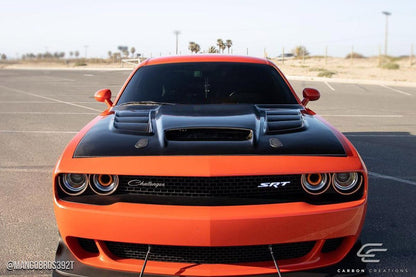2008-2023 Dodge Challenger Carbon Creations Viper Look Carbon Fiber Hood