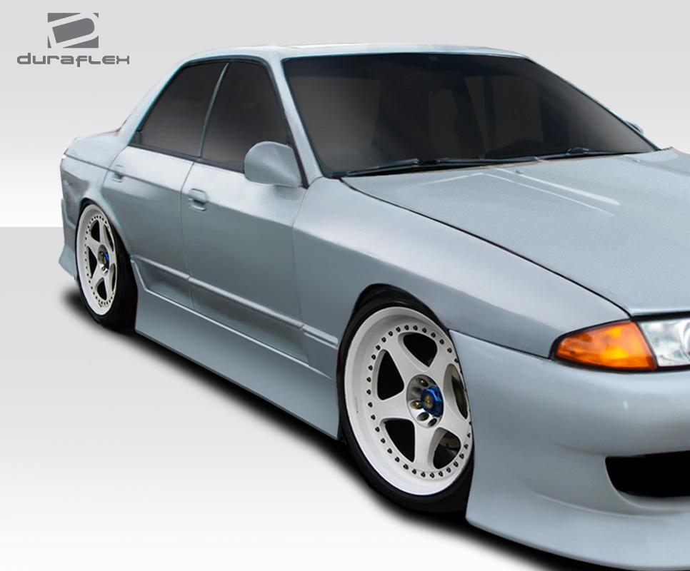 1989-1994 Nissan Skyline Duraflex V-Speed Side Skirts