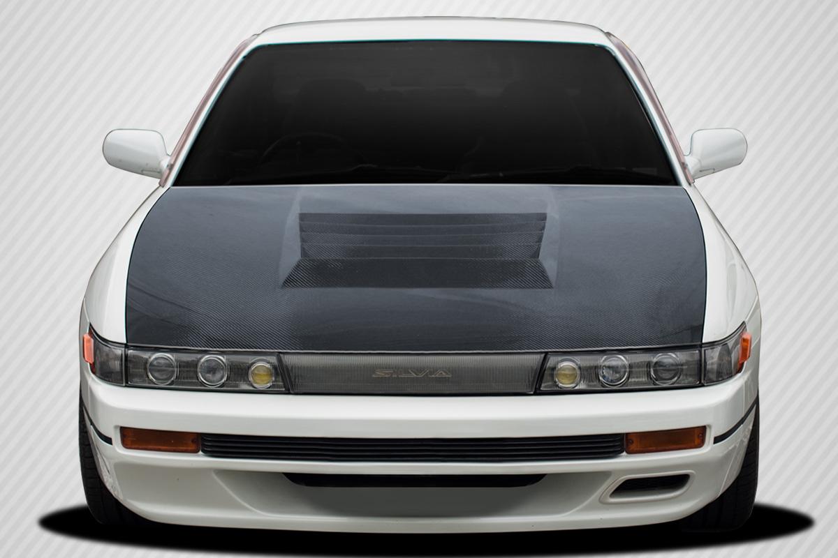 1989-1994 Nissan S13 Silvia Carbon Creations D-1 Carbon Fiber Hood