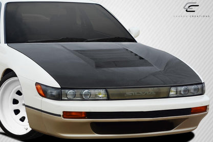 1989-1994 Nissan S13 Silvia Carbon Creations D-1 Carbon Fiber Hood