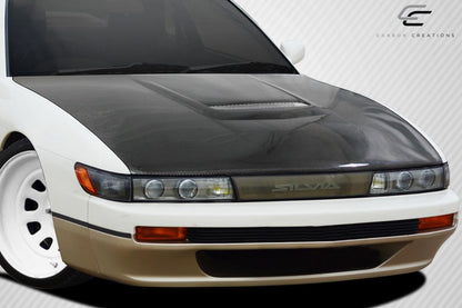 1989-1994 Nissan S13 Silvia Carbon Creations M-1 Carbon Fiber Hood