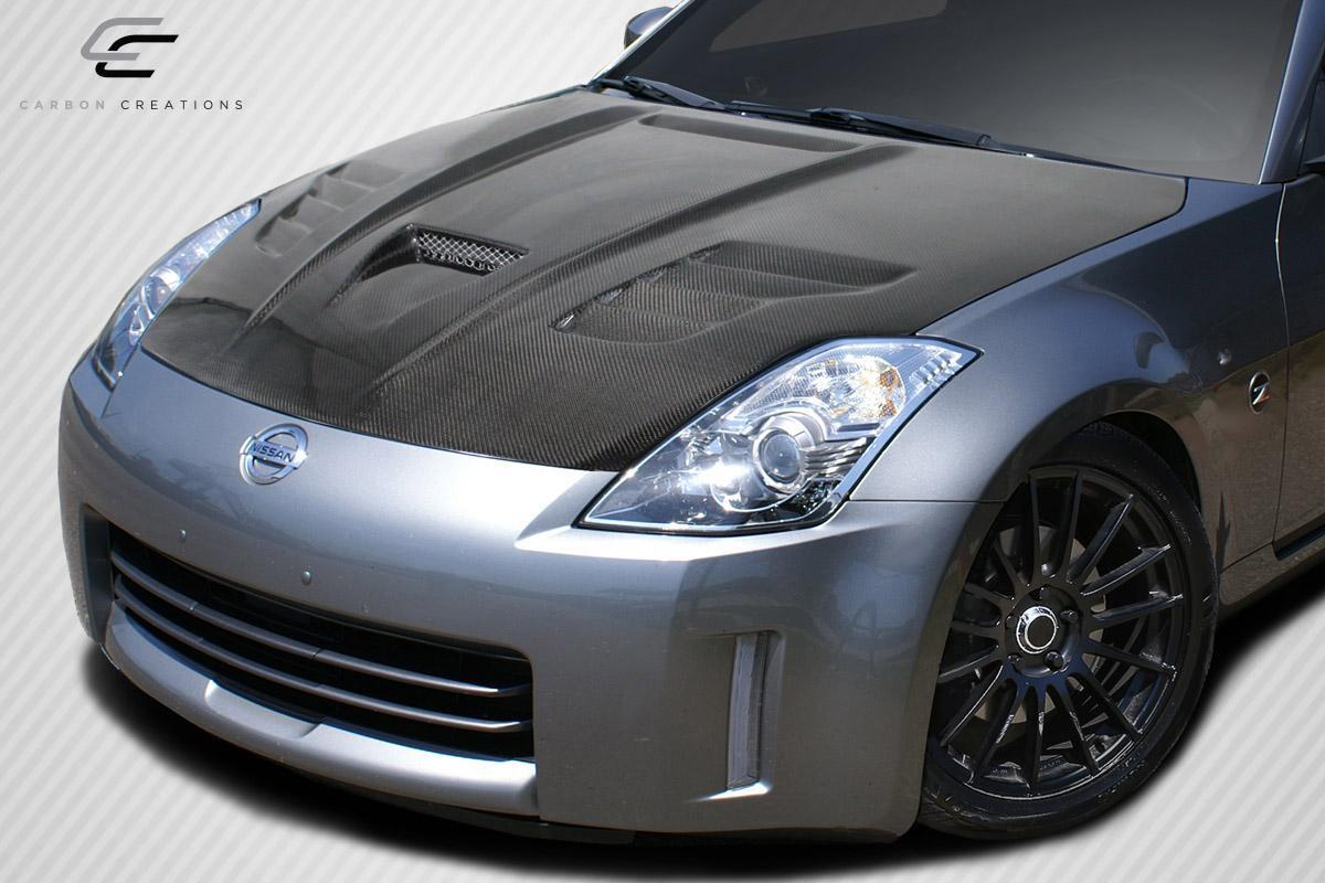 2003-2006 Nissan 350Z Carbon Creations Vader Carbon Fiber Hood