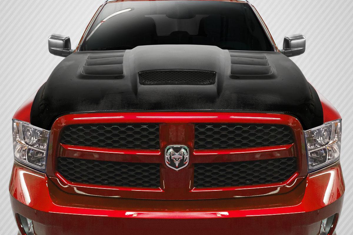 2009-2018 Dodge Ram Carbon Creations Viper Look Carbon Fiber Hood