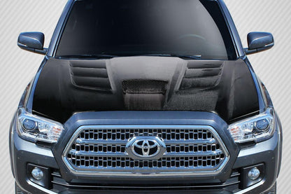 2012-2015 Toyota Tacoma Carbon Creations Viper Look Carbon Fiber Hood