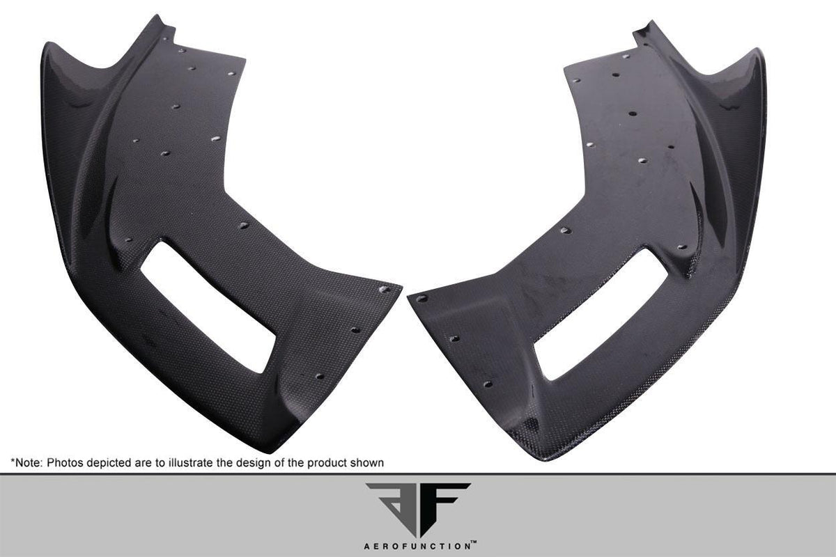 2011-2017 Lamborghini Aventador Aero Function AF-1 Carbon Fiber Front Lip