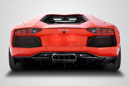 2011-2017 Lamborghini Aventador Aero Function AF-1 Carbon Fiber Rear Lip