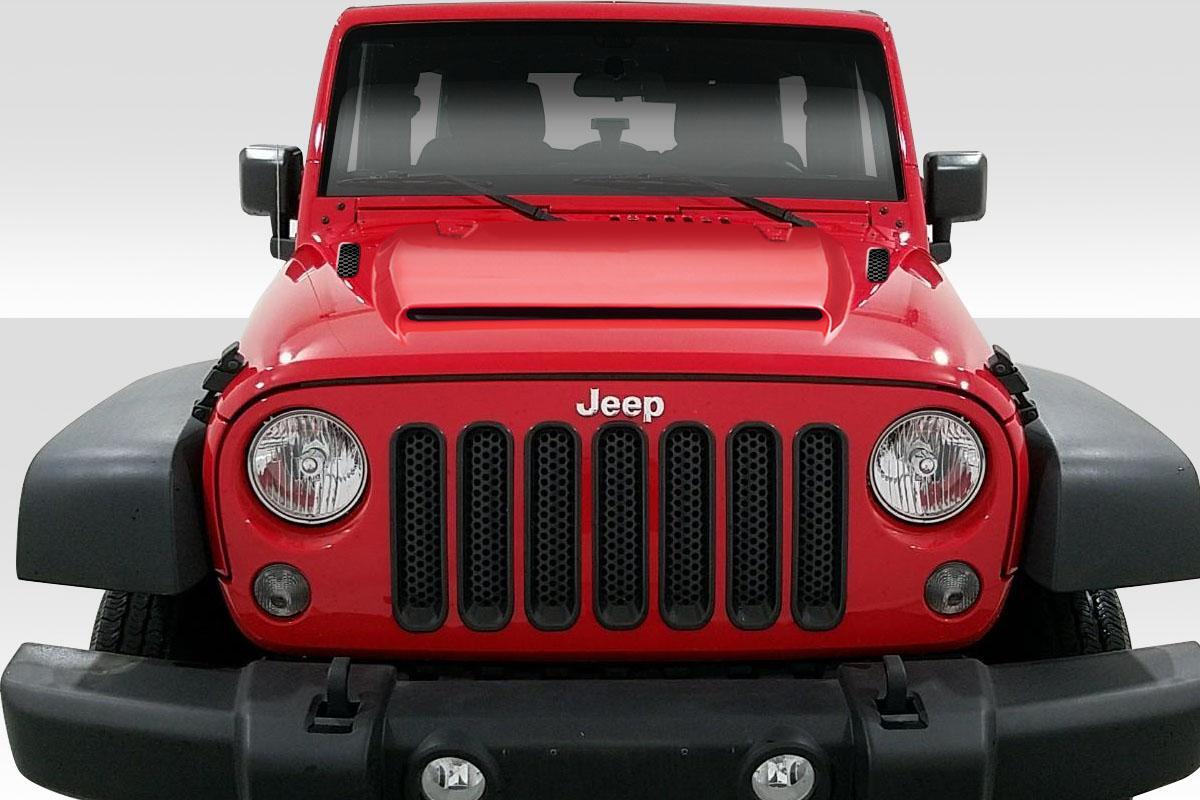 2007-2018 Jeep Wrangler Duraflex Rage Hood