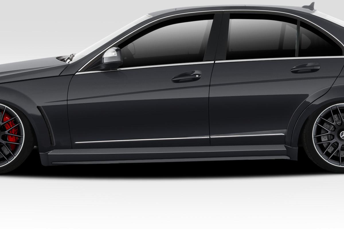 2012-2014 Mercedes C63 Duraflex Black Series Look Side Skirts