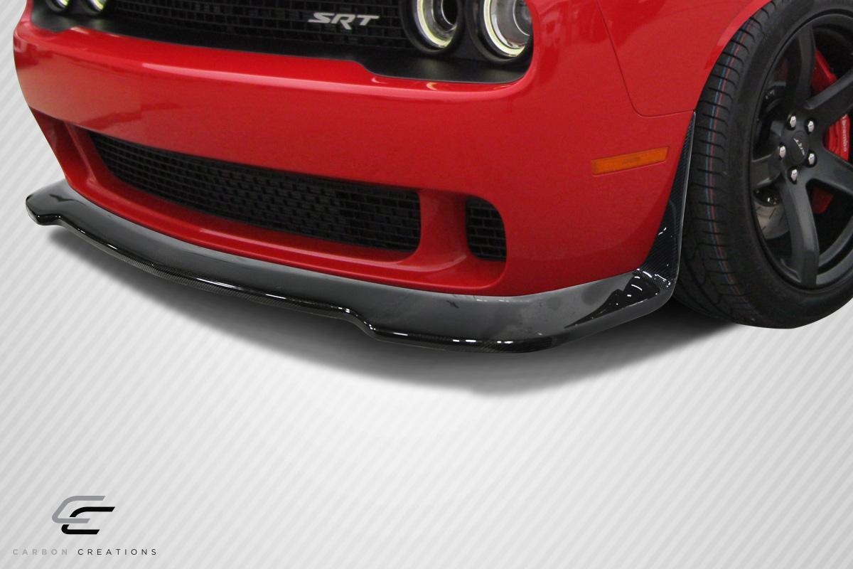 2008-2023 Dodge Challenger Carbon Creations Hellcat Look Carbon Fiber Front Lip