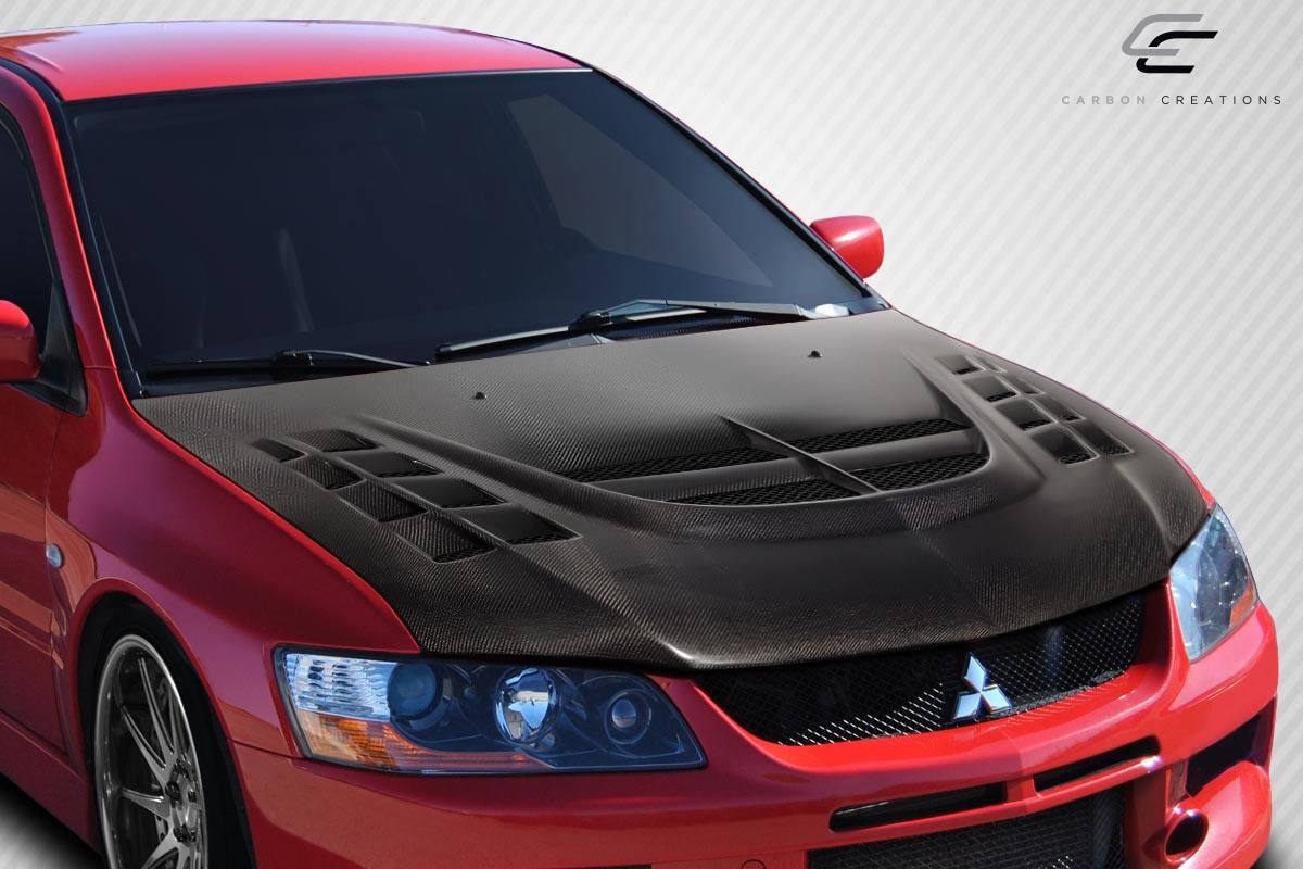 2003-2006 Mitsubishi Evolution Carbon Creations VT-X Carbon Fiber Hood