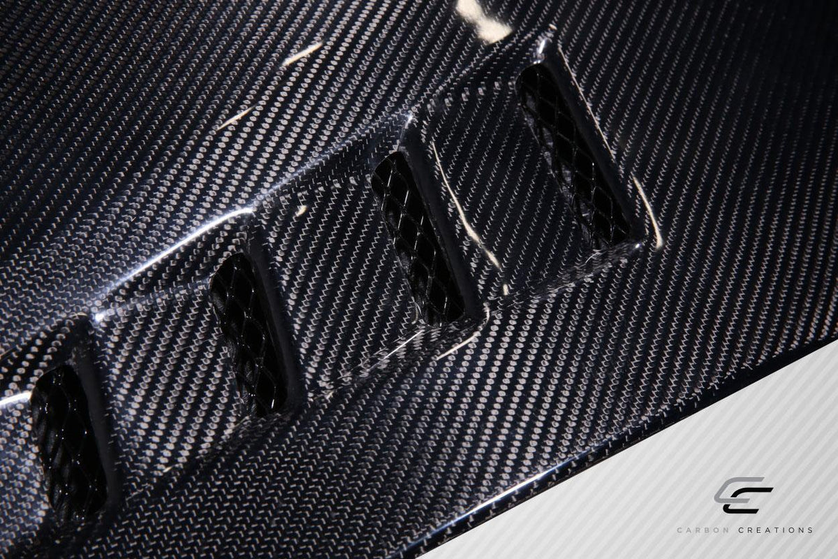 2008-2017 Mitsubishi Lancer Carbon Creations Race Carbon Fiber Hood