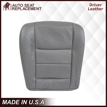 2003-2007 Ford F250/F350/F450/F550 Lariat Seat Cover in Flint Gray: Choose Leather or Vinyl