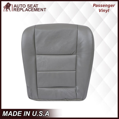 2003-2007 Ford F250/F350/F450/F550 Lariat Seat Cover in Flint Gray: Choose Leather or Vinyl