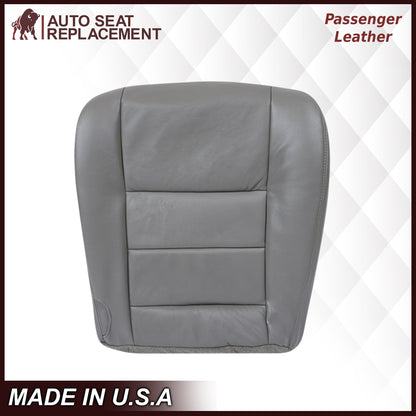 2003-2007 Ford F250/F350/F450/F550 Lariat Seat Cover in Flint Gray: Choose Leather or Vinyl