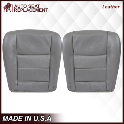 2003-2007 Ford F250/F350/F450/F550 Lariat Seat Cover in Flint Gray: Choose Leather or Vinyl