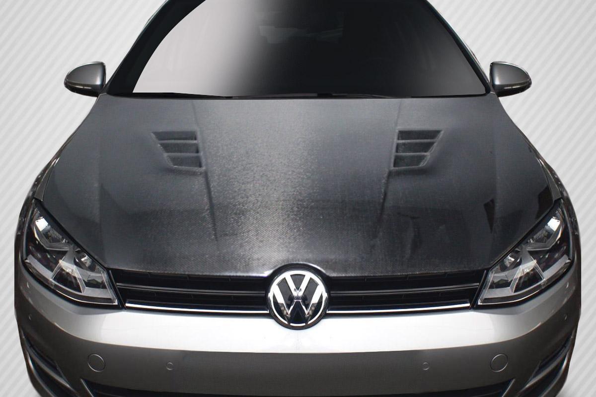2010-2014 Volkswagen Golf Carbon Creations Regulator Carbon Fiber Hood