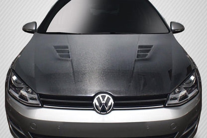 2010-2014 Volkswagen Golf Carbon Creations Regulator Carbon Fiber Hood