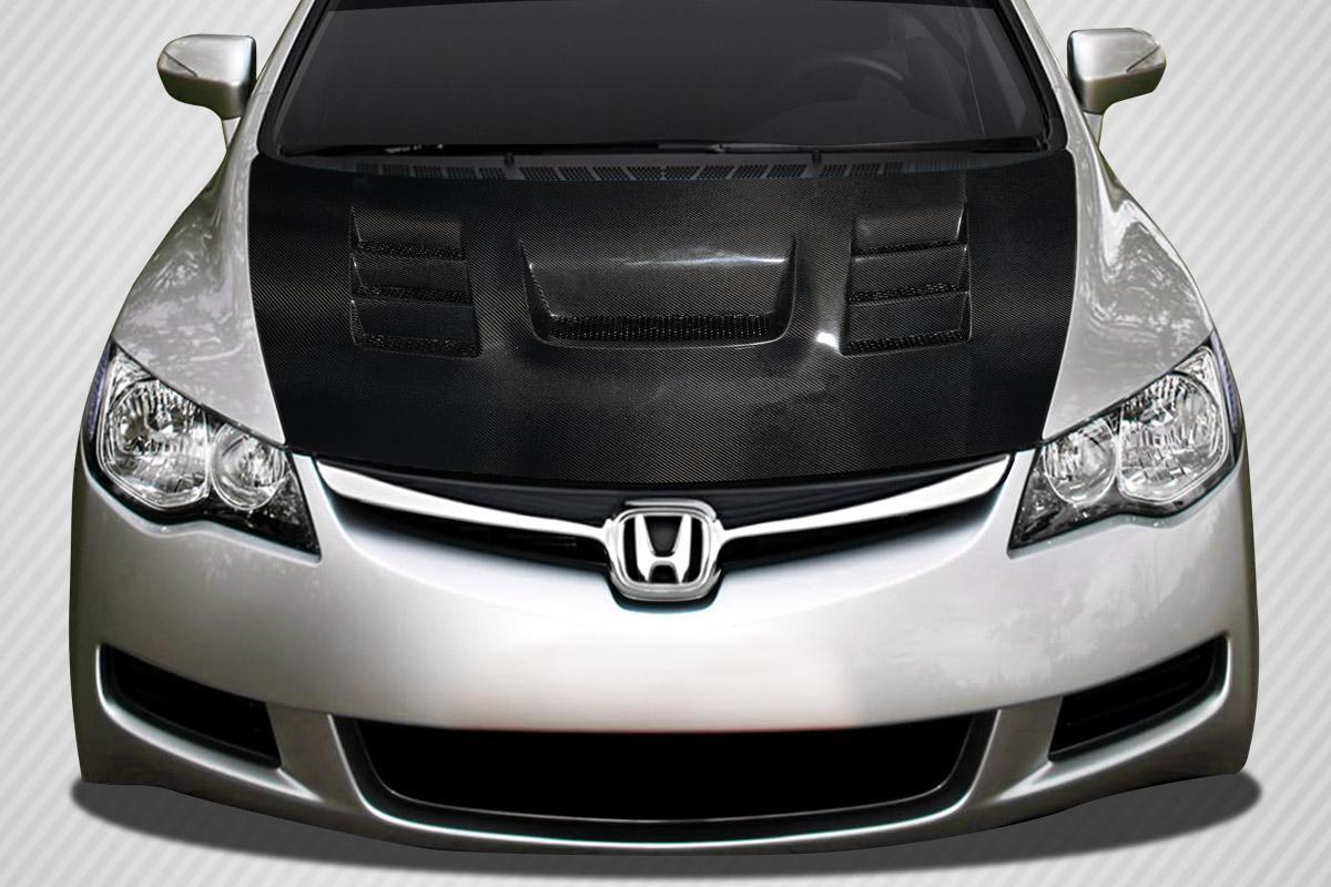 2006-2011 Honda Civic Carbon Creations Supremo Carbon Fiber Hood