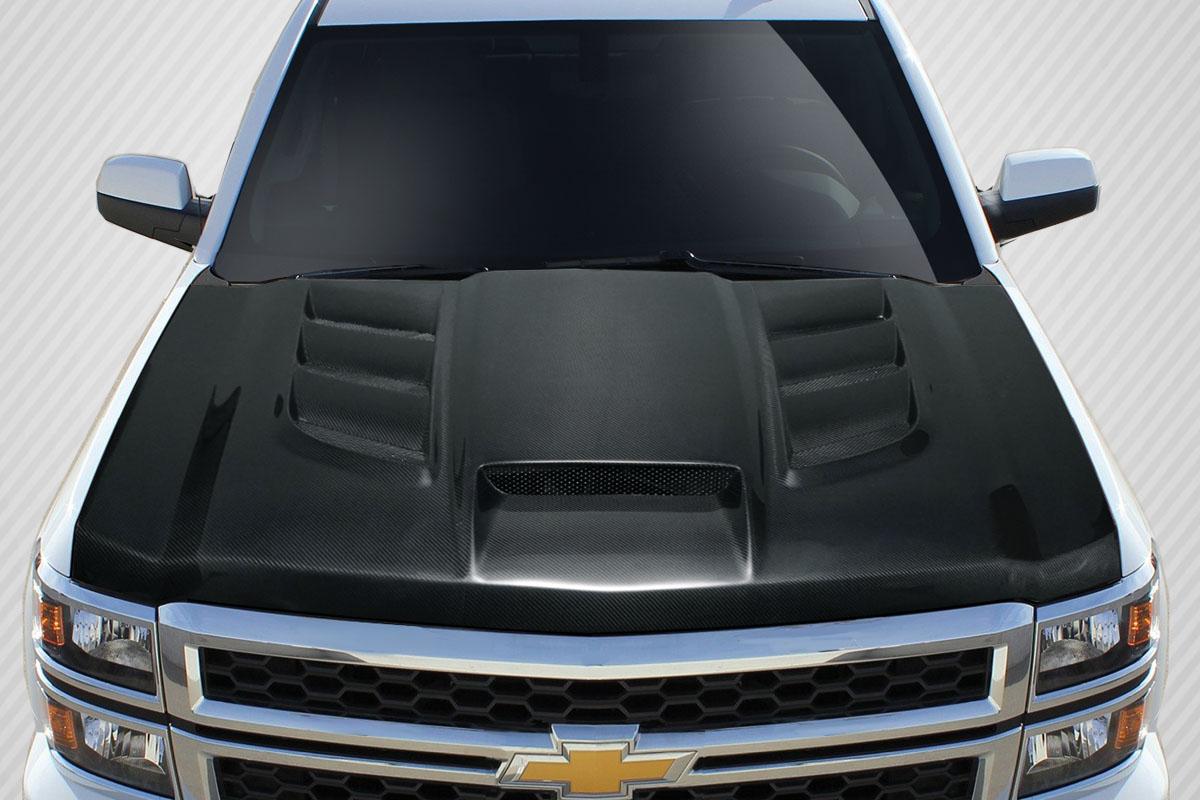 2014-2015 Chevrolet Silverado Carbon Creations Viper Carbon Fiber Hood