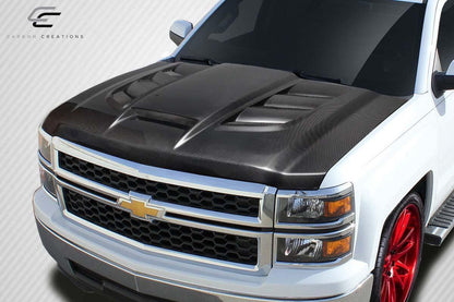 2014-2015 Chevrolet Silverado Carbon Creations Viper Carbon Fiber Hood