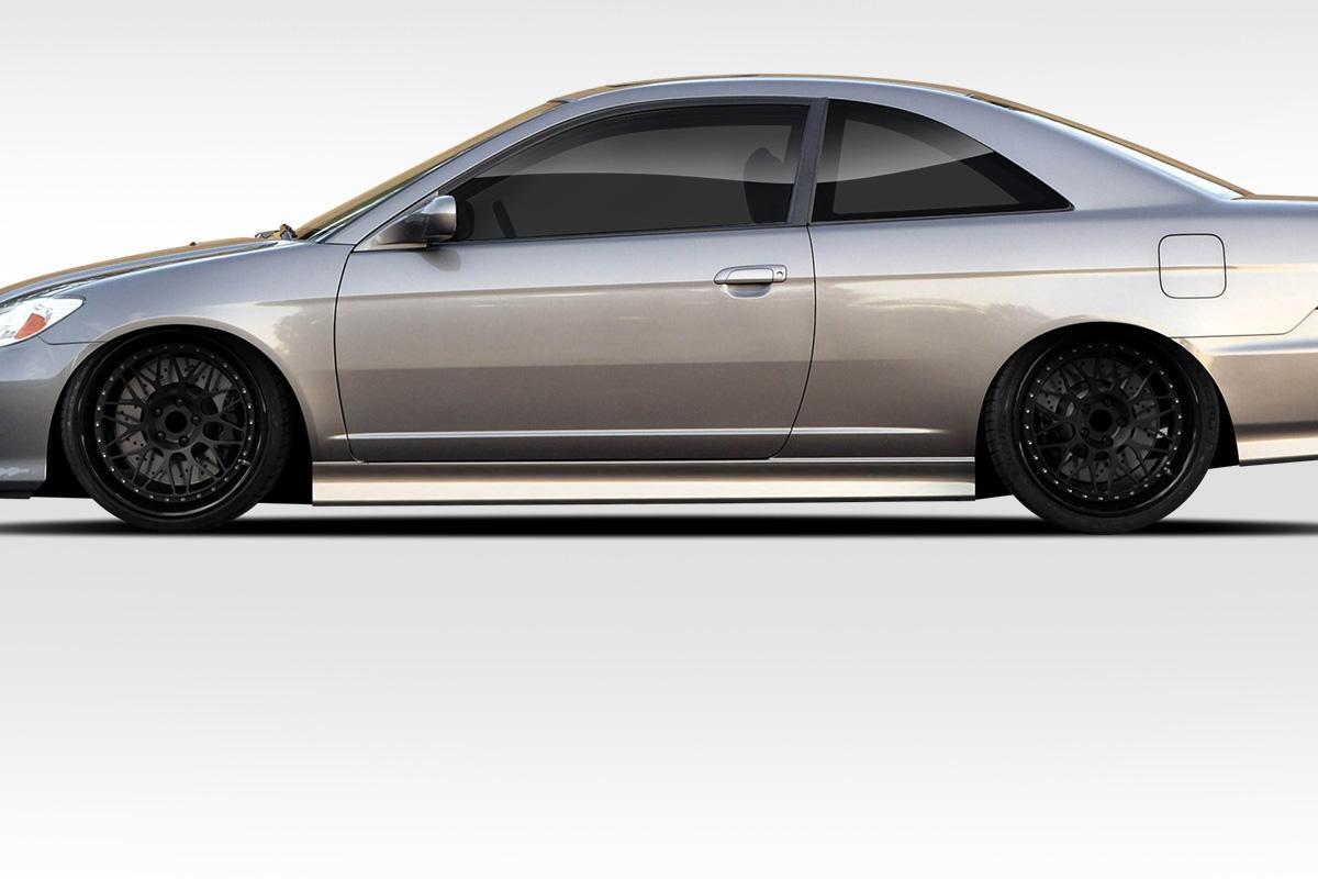 2001-2005 Honda Civic Duraflex Sleek Side Skirts