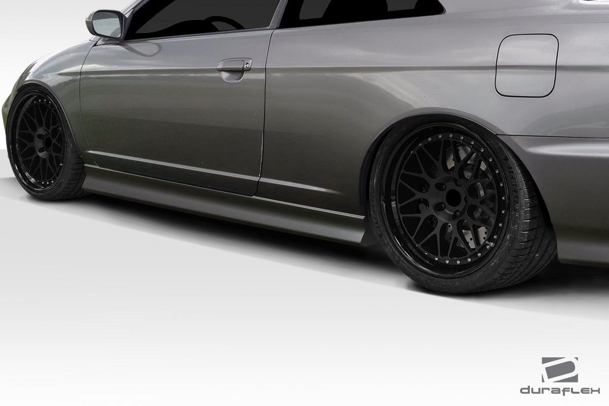 2001-2005 Honda Civic Duraflex Sleek Side Skirts