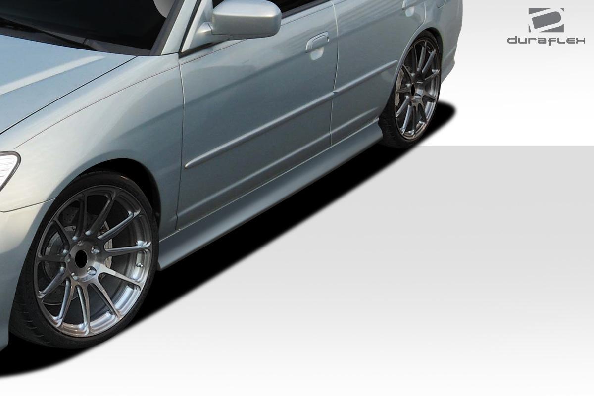2001-2005 Honda Civic Duraflex Sleek Side Skirts