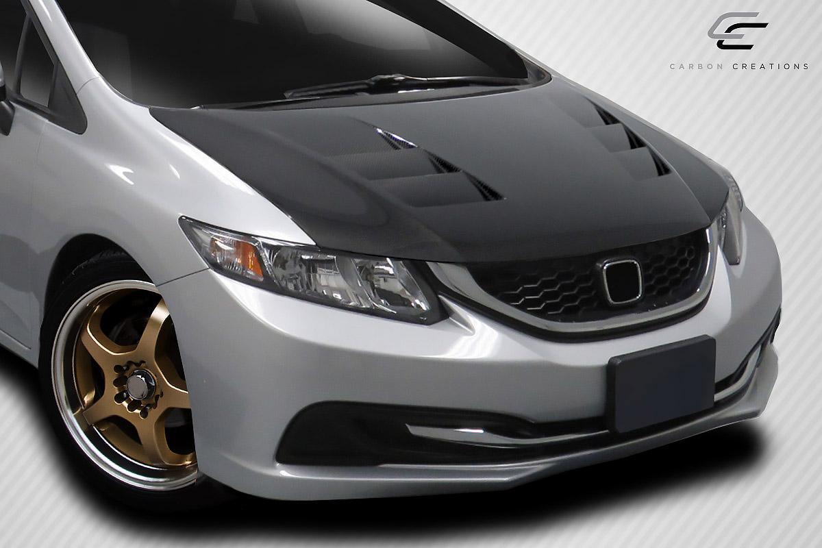 2012-2015 Honda Civic Carbon Creations TS-1 Carbon Fiber Hood