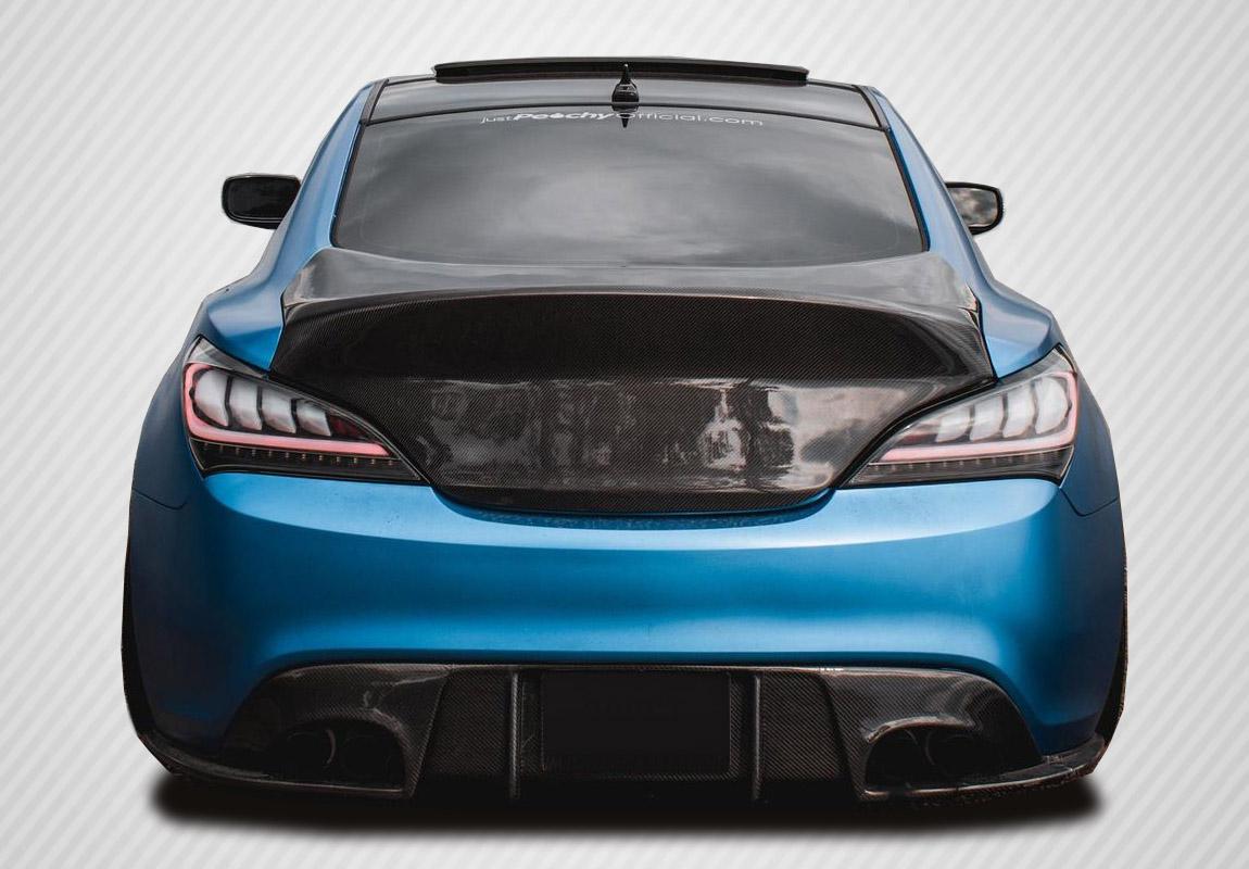 2010-2016 Hyundai Genesis Carbon Creations Speedster Carbon Fiber Rear Lip