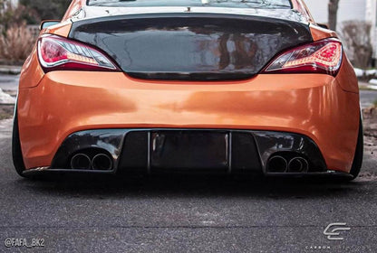 2010-2016 Hyundai Genesis Carbon Creations Speedster Carbon Fiber Rear Lip