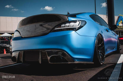 2010-2016 Hyundai Genesis Carbon Creations Speedster Carbon Fiber Rear Lip