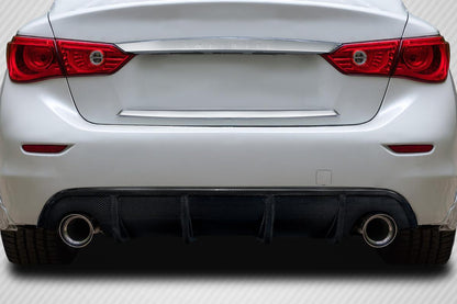 2014-2017 Infiniti Q50 Carbon Creations VIP Carbon Fiber Rear Lip