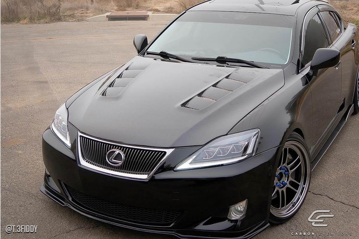 2006-2013 Lexus IS Carbon Creations TS-2 Carbon Fiber Hood