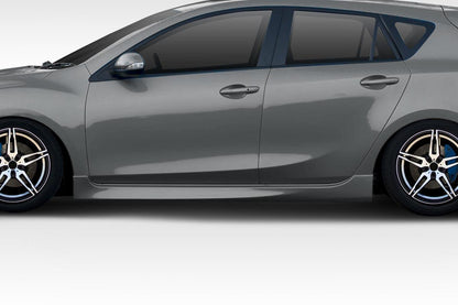 2010-2013 Mazda 3 Duraflex OEM Look Side Skirts