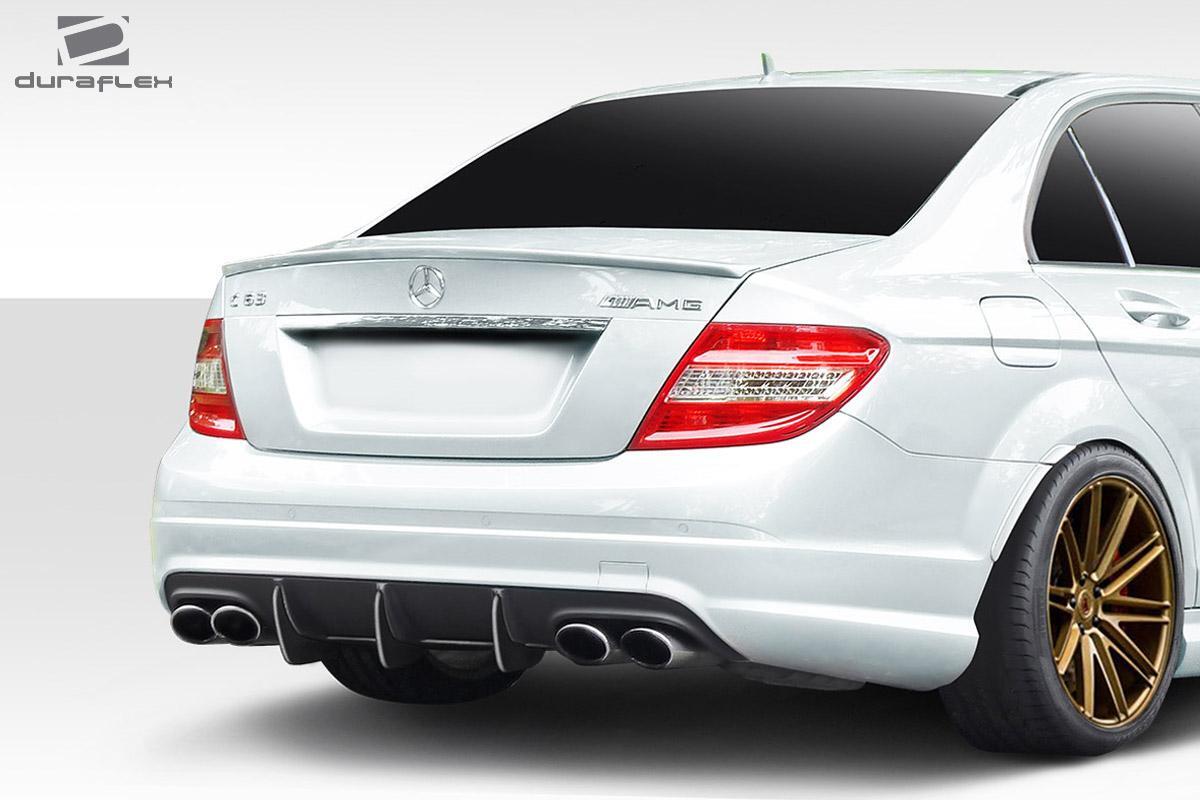 2008-2011 Mercedes C63 Duraflex Super Fin Rear Lip