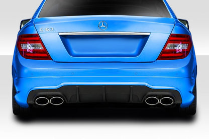 2012-2014 Mercedes C Class Duraflex C63 Look Rear Lip