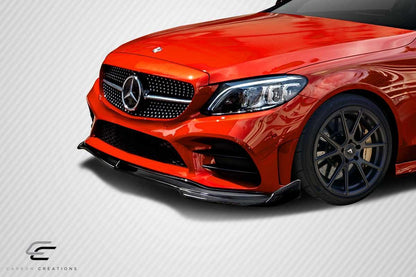 2015-2021 Mercedes C Class Carbon Creations Fortune Carbon Fiber Front Lip