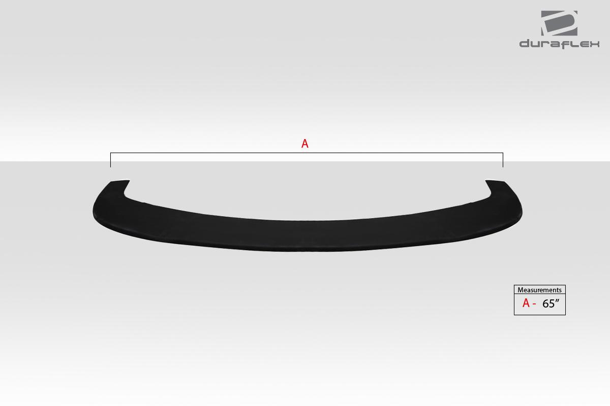 Universal Duraflex Type 3 Front Lip Splitter - 1 Piece