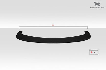 Universal Duraflex Type 3 Front Lip Splitter - 1 Piece
