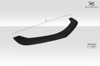 Universal Duraflex Type 5 Front Lip Splitter - 1 Piece