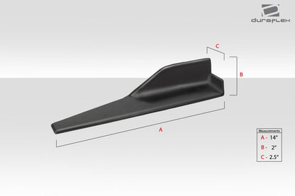 Universal Duraflex Type 1 Side Splitter Winglets - 2 Piece