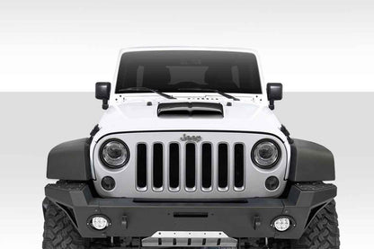 Universal Duraflex Dual Ram Air Hood Scoop - 1 Piece
