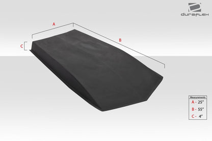 Universal Duraflex 4" Hood Cowl - 1 Piece