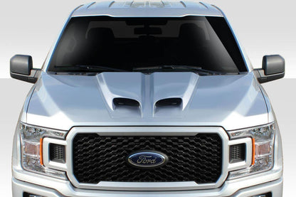 Universal Duraflex Feed Dual Ram Air Hood Scoop - 1 Piece