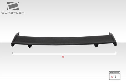 Universal Duraflex Ultra Power Wing Spoiler - 1 Piece