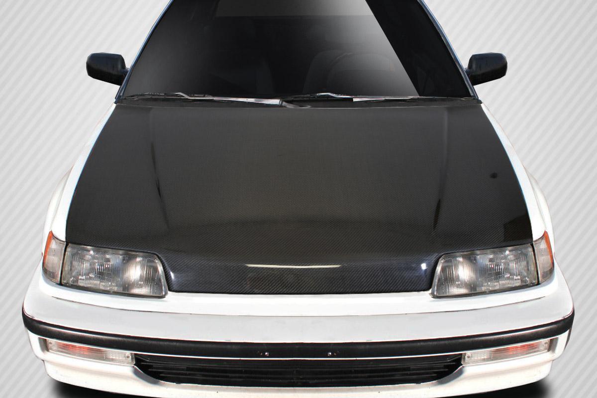 1988-1991 Honda Civic Carbon Creations SiR Look Carbon Fiber Hood