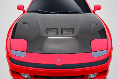 1991-1993 Mitsubishi 3000GT Carbon Creations EVO Carbon Fiber Hood