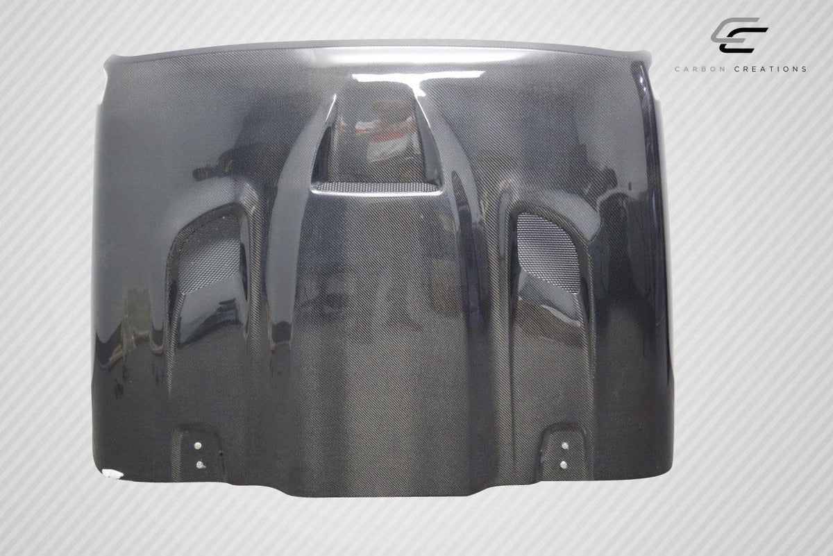 2018-2025 Jeep Wrangler Carbon Creations Hellcat Carbon Fiber Hood