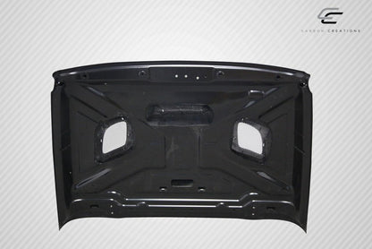 2018-2025 Jeep Wrangler Carbon Creations Hellcat Carbon Fiber Hood