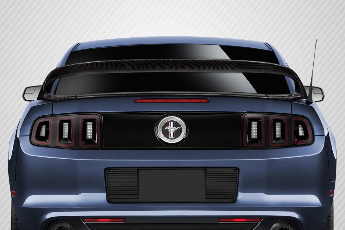 2010-2014 Ford Mustang Carbon Creations GT350 Look Carbon Fiber Rear Wing
